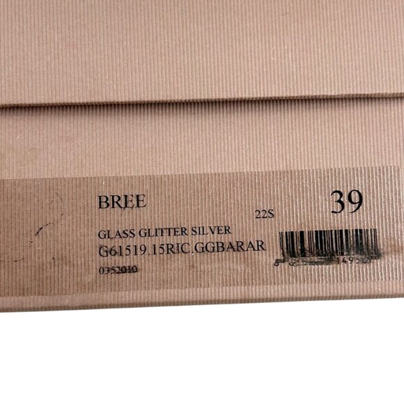 Gianvito Rossi Bree Glass Glitter Silver Pumps - Picture 11 of 11